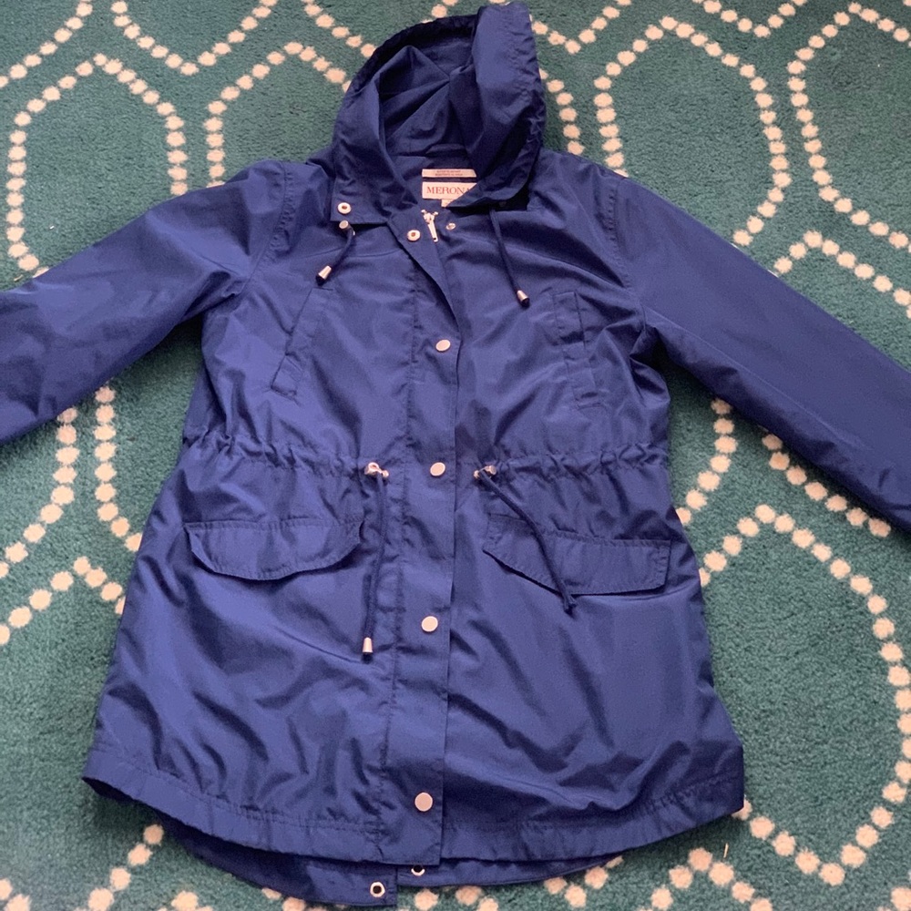 MERONA Water Resistant Raincoat with Adjustable Strings